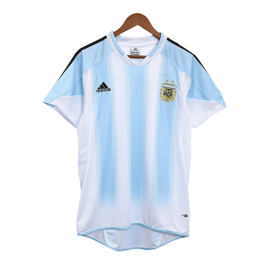 Argentina Hemma Fotbollströjor 2004/05 Retro
