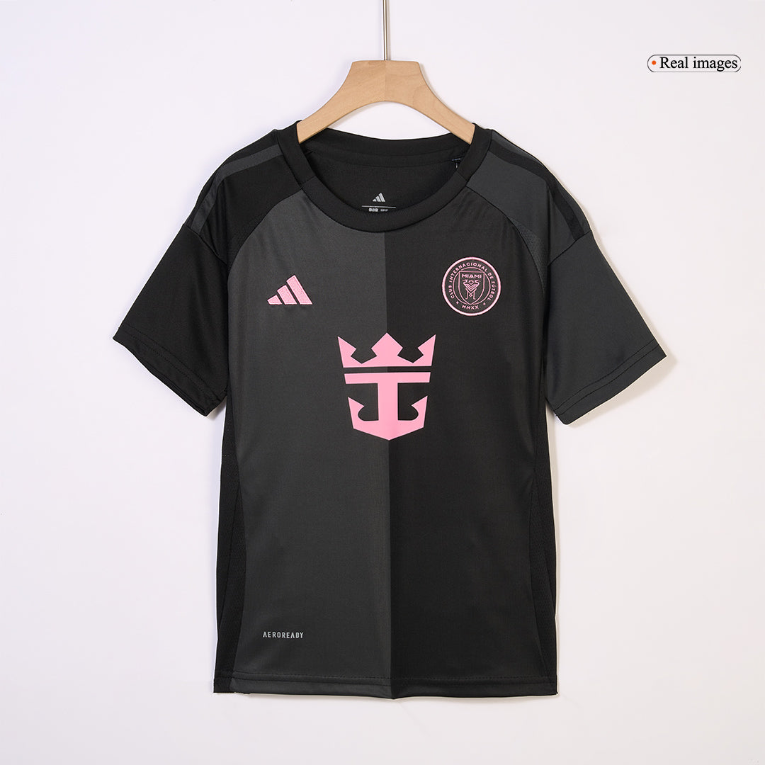 Inter Miami CF Borta Fotbollströja 2025 Fotbollssats Barn