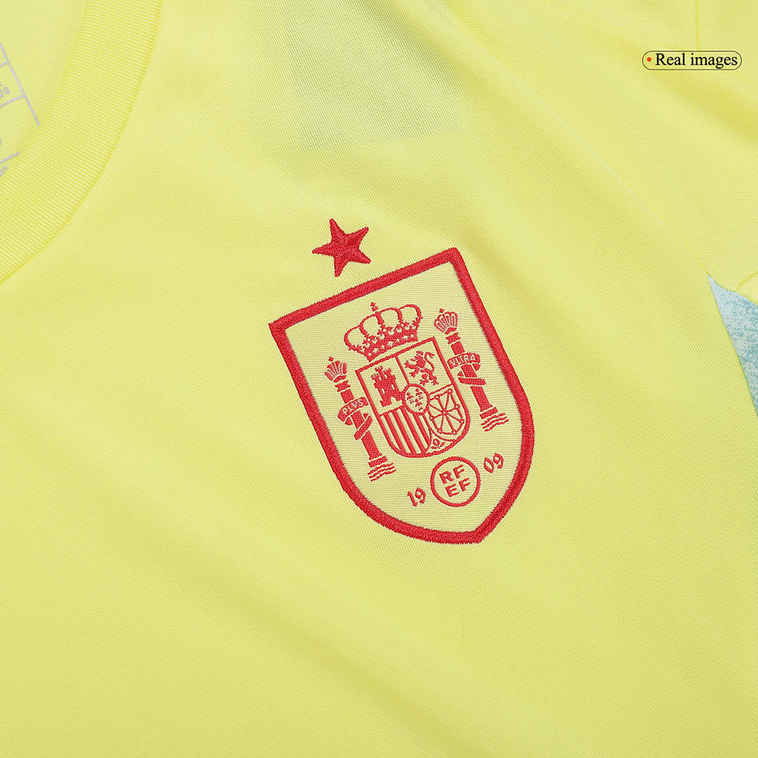 Spanien Borta Fotbollströja Euro 2024
Fotbollssats Barn