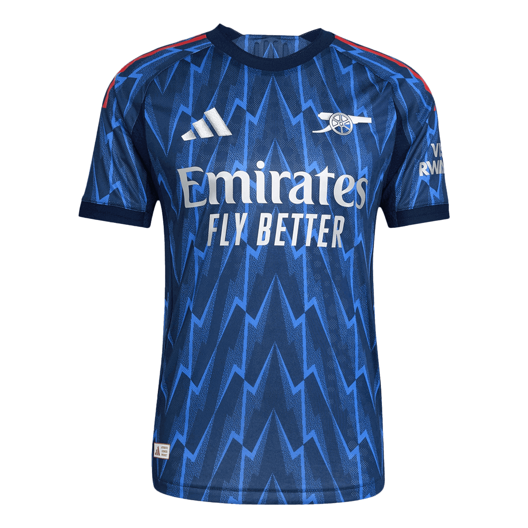 Arsenal Tröja ØDEGAARD #8 2025/26 Borta Autentisk Blå