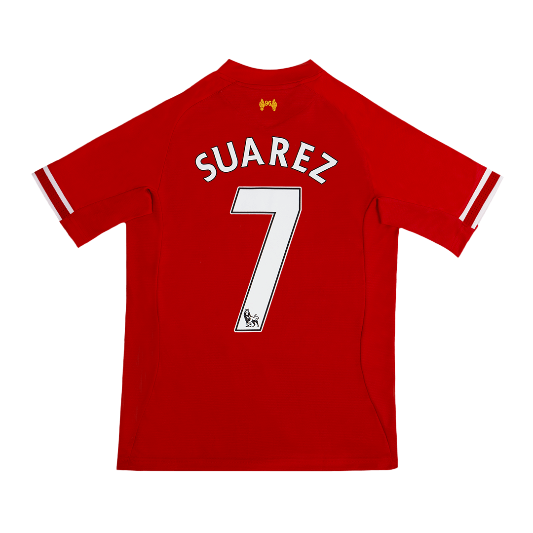 Retro Liverpool Hemma Fotbollströja SUÁREZ #7 2013/14