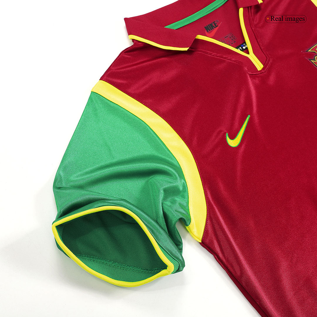 Portugal Hemma Fotbollströjor 1999 Retro