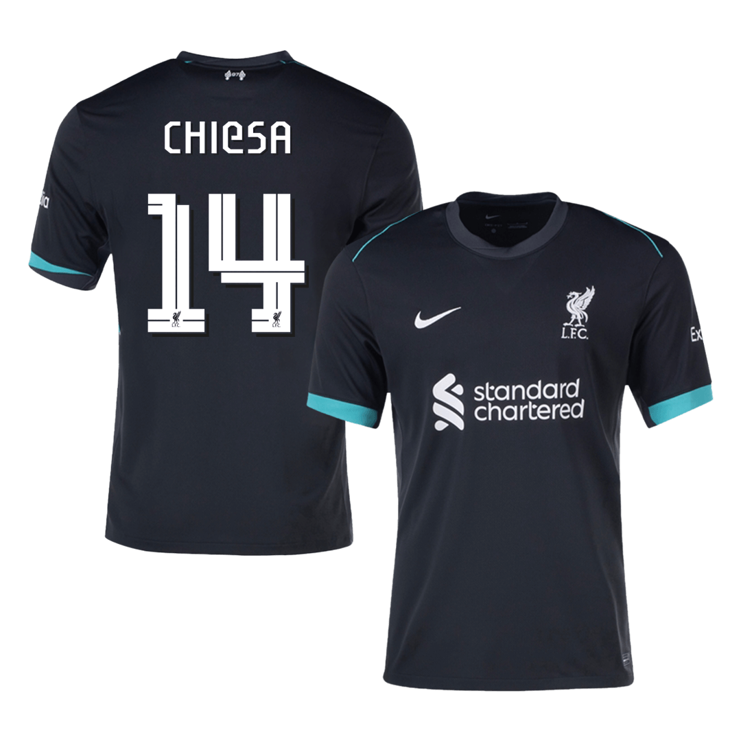 Liverpool Borta Fotbollströja CHIESA #14 2024/25 Premium - UCL
