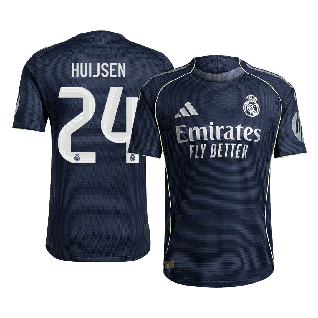 HUIJSEN #24 Real Madrid Tröja 2025/26 Borta Autentisk