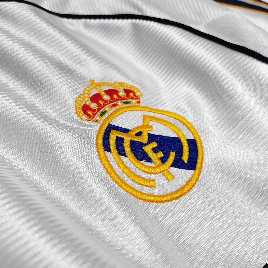 Retro Real Madrid Hemma Fotbollströja RAUL #7 1998/00