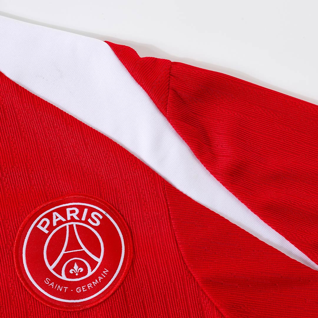 PSG Tröja & Träningsset(Jacka+Byxor) 2025/26 Röd Barn