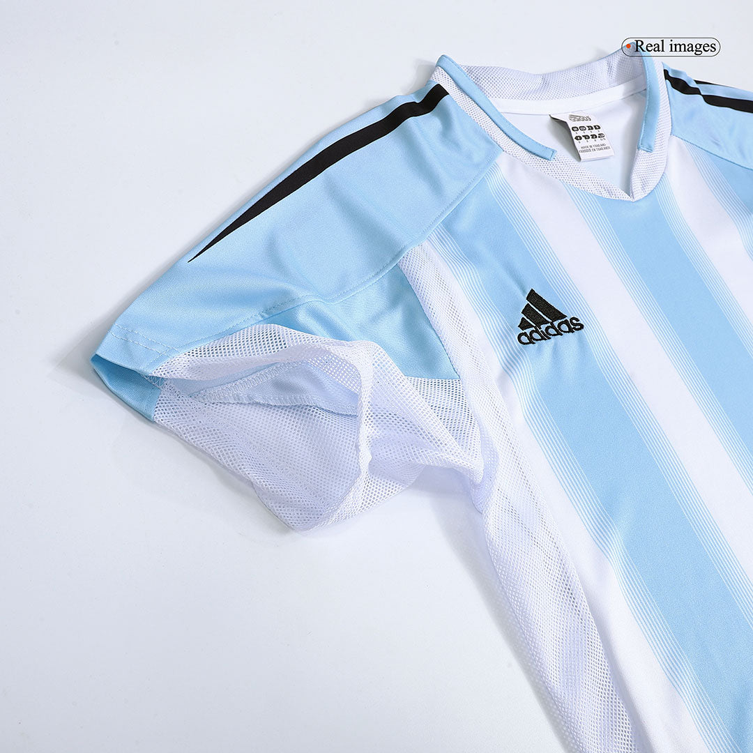 Argentina Hemma Fotbollströjor 2004/05 Retro