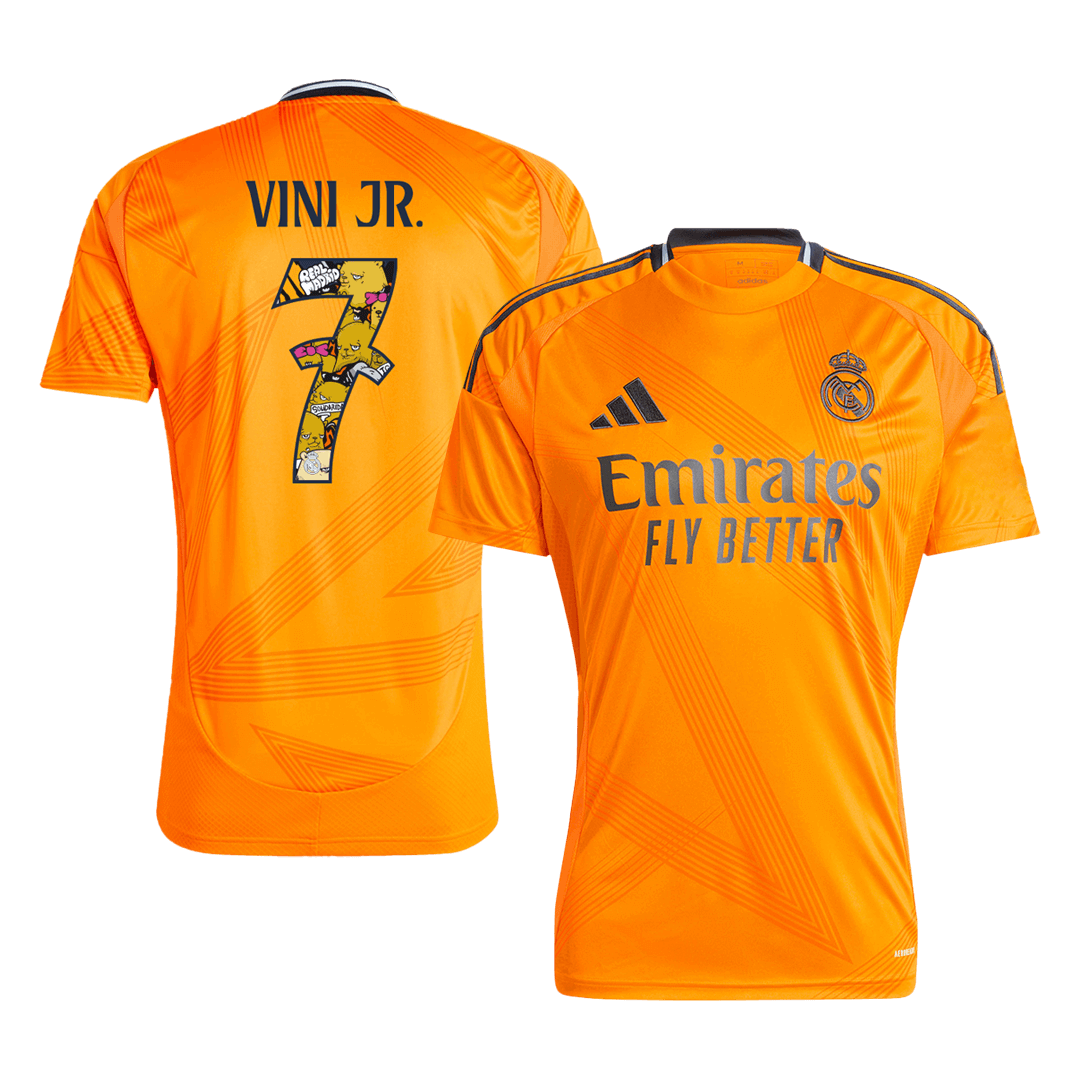 Real Madrid Borta Fotbollströja VINI JR. #7 2024/25