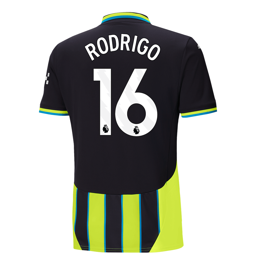 Manchester City Borta Fotbollströja RODRIGO #16 2024/25