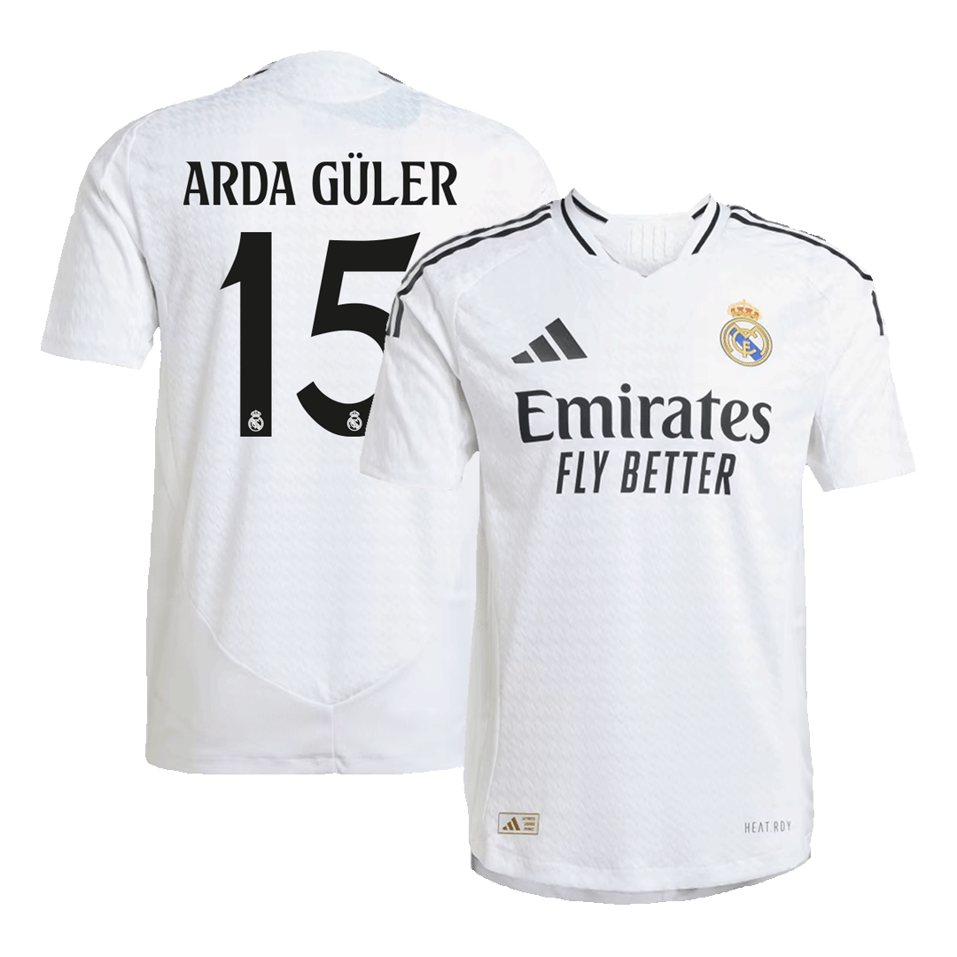 Real Madrid Hemma Fotbollströja ARDA GÜLER #15 2024/25 Autentisk