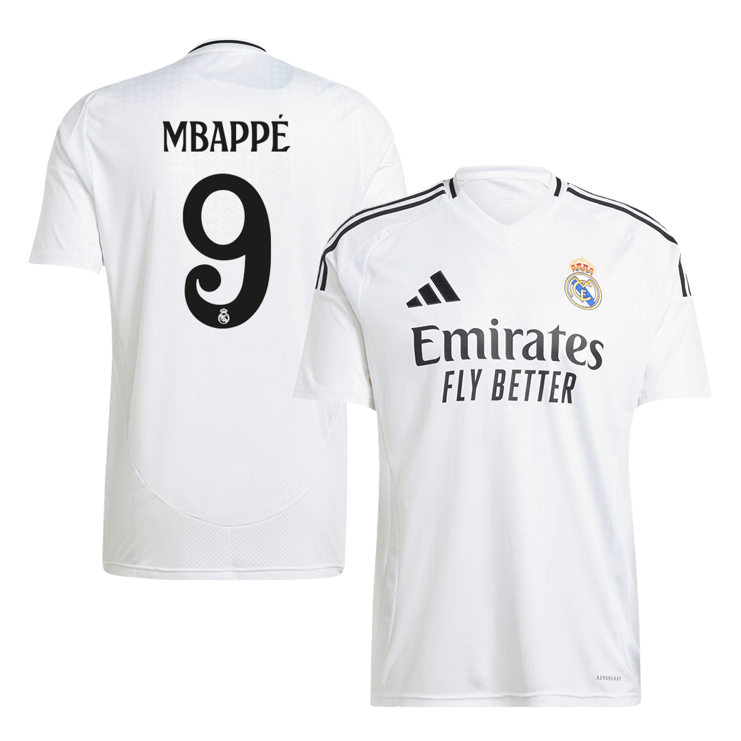 Real Madrid Hemma Fotbollströja MBAPPÉ #9 2024/25