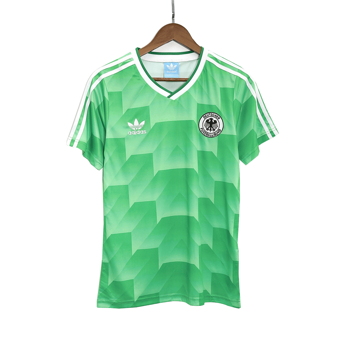 Tyska landslaget Borta Fotbollströjor 1988/90 Retro