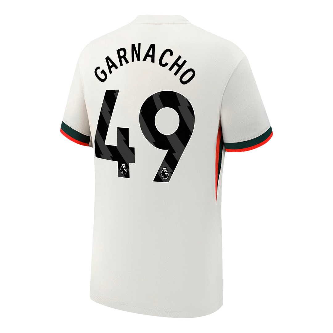 Chelsea Tröja GARNACHO #49 2025/26 Borta Vit