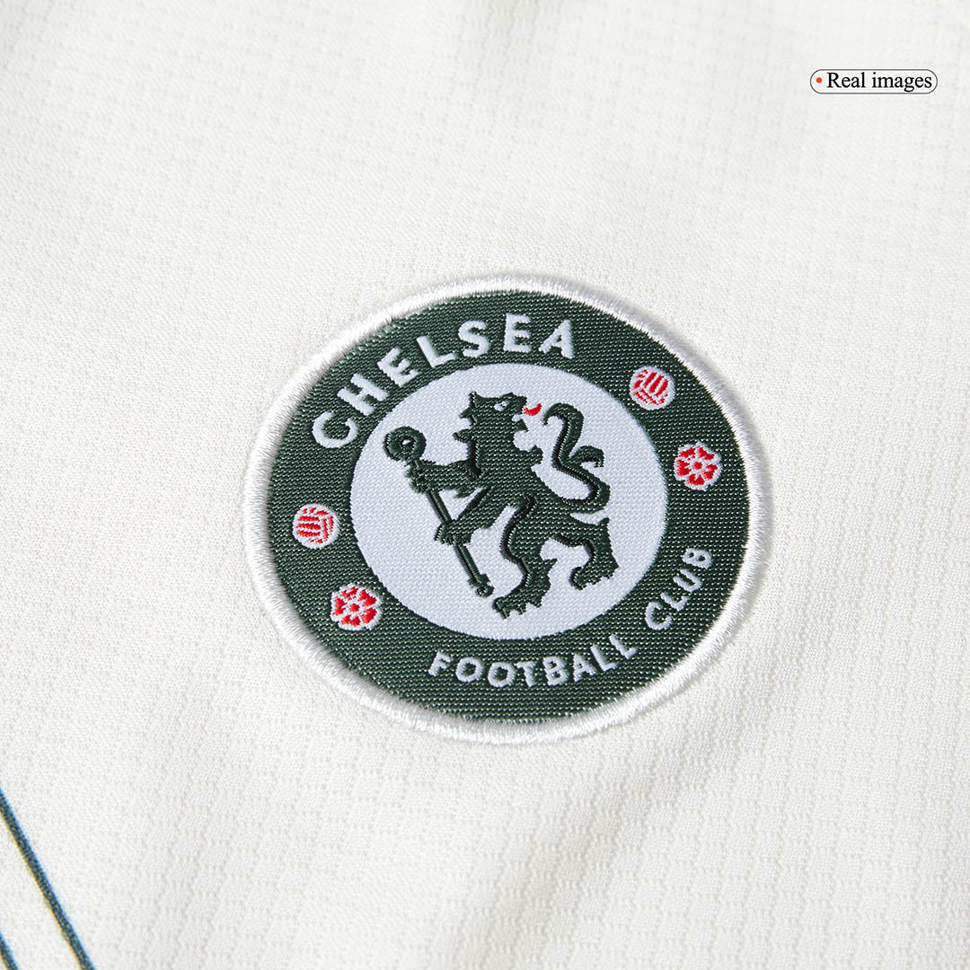 Chelsea Tröja 2025/26 Bortaställ Vit Barn