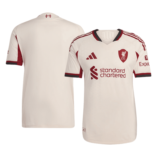 Liverpool Tröja 2025/26 Borta Autentisk Vit-1