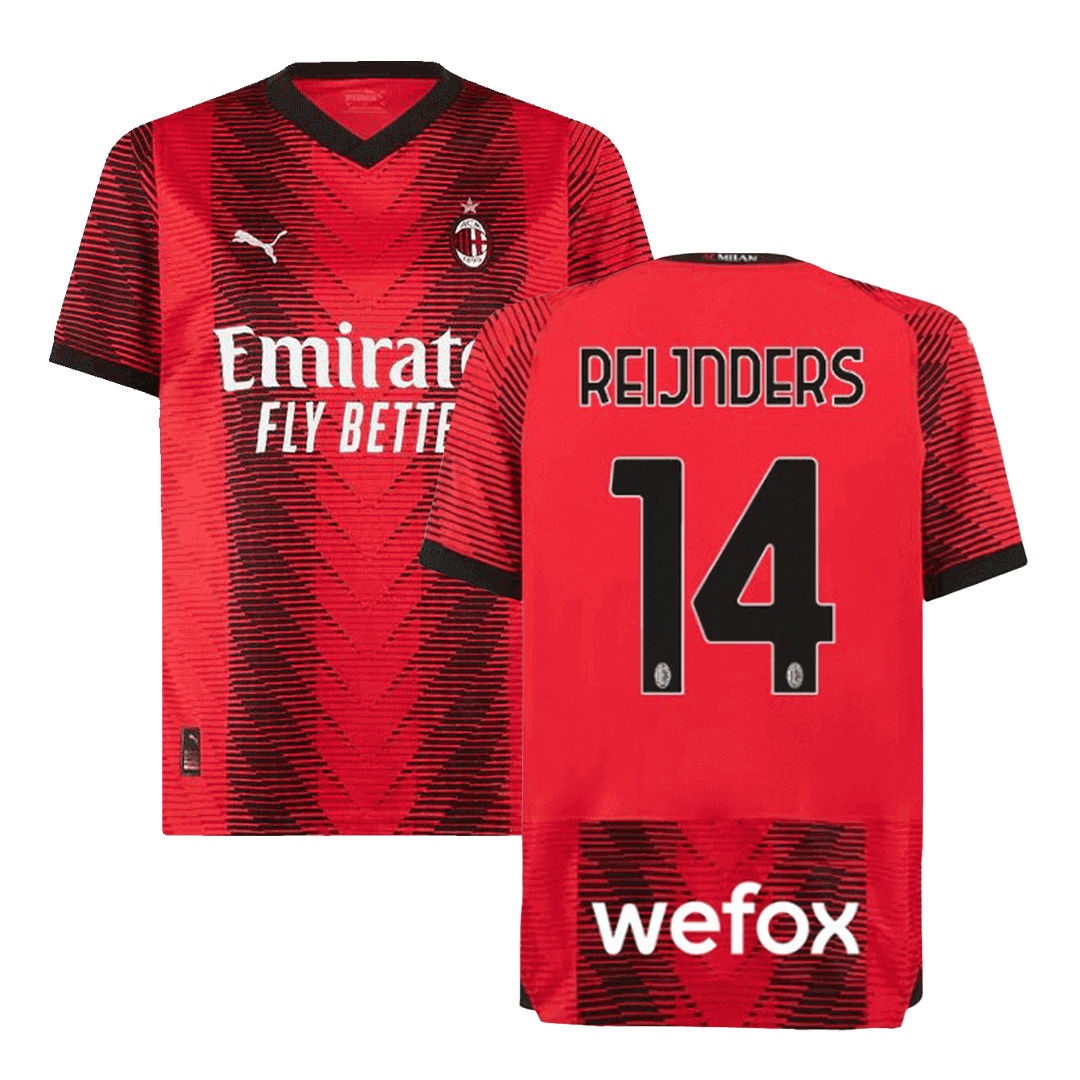 AC Milan Hemma Fotbollströja REIJNDERS #14 2023/24