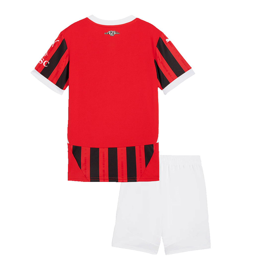 AC Milan Hemma Fotbollströja 2024/25 Fotbollssats Barn