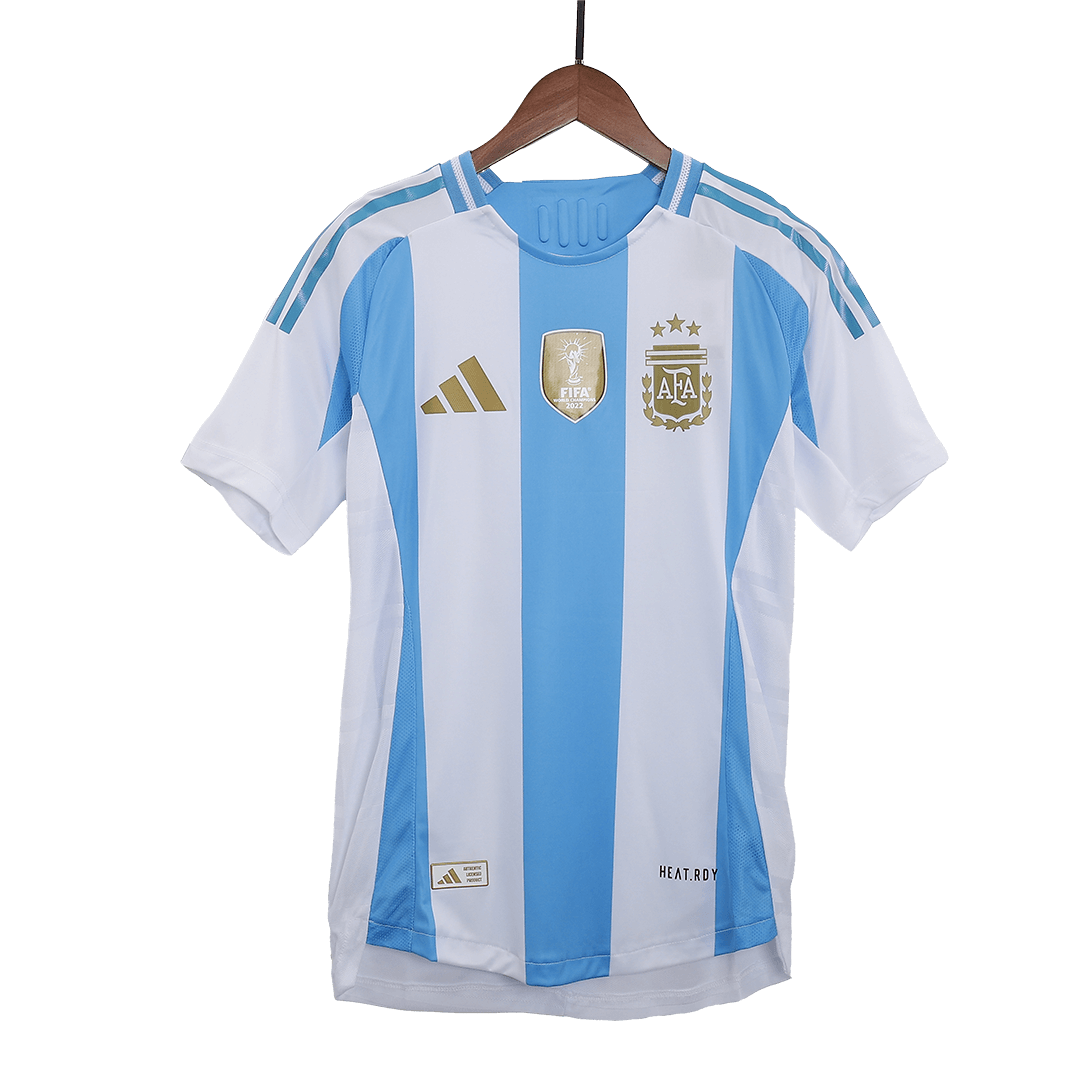 Argentina Hemma Fotbollströjor 2024 Autentisk