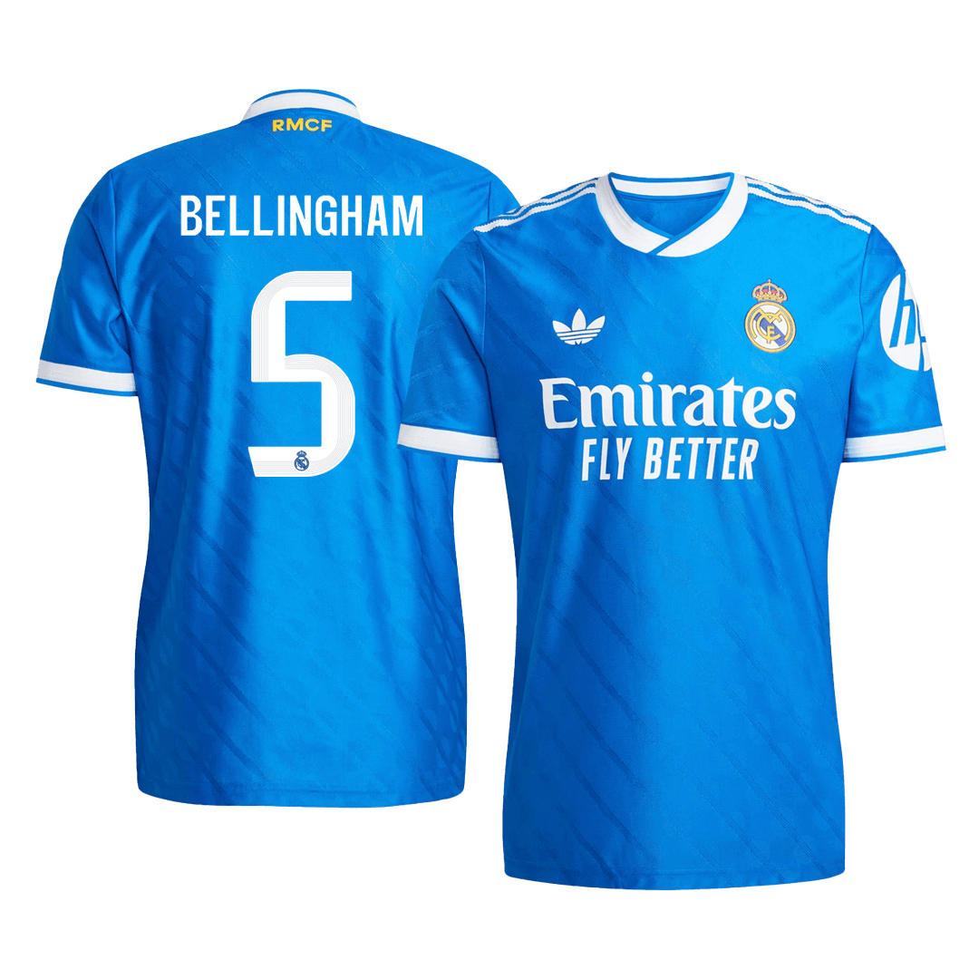 BELLINGHAM #5 Real Madrid Tröja 2025/26 Tredje Autentisk