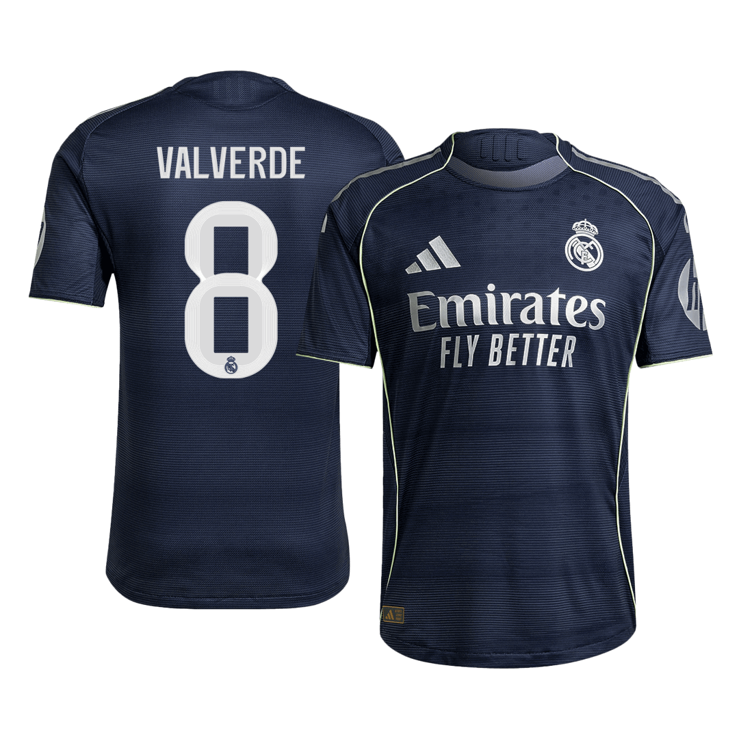 VALVERDE #8 Real Madrid Tröja 2025/26 Borta Autentisk