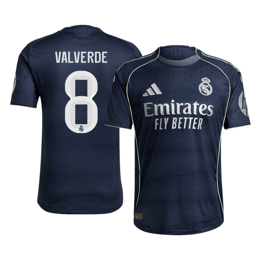 VALVERDE #8 Real Madrid Tröja 2025/26 Borta Autentisk-1