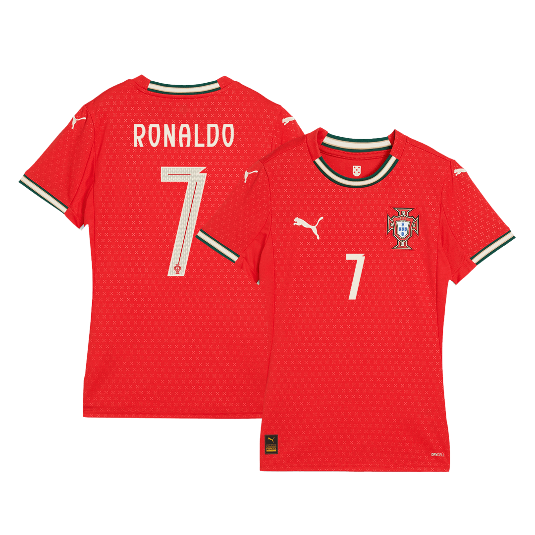 Portugal Hemma Fotbollströjor RONALDO #7 2025 Dam