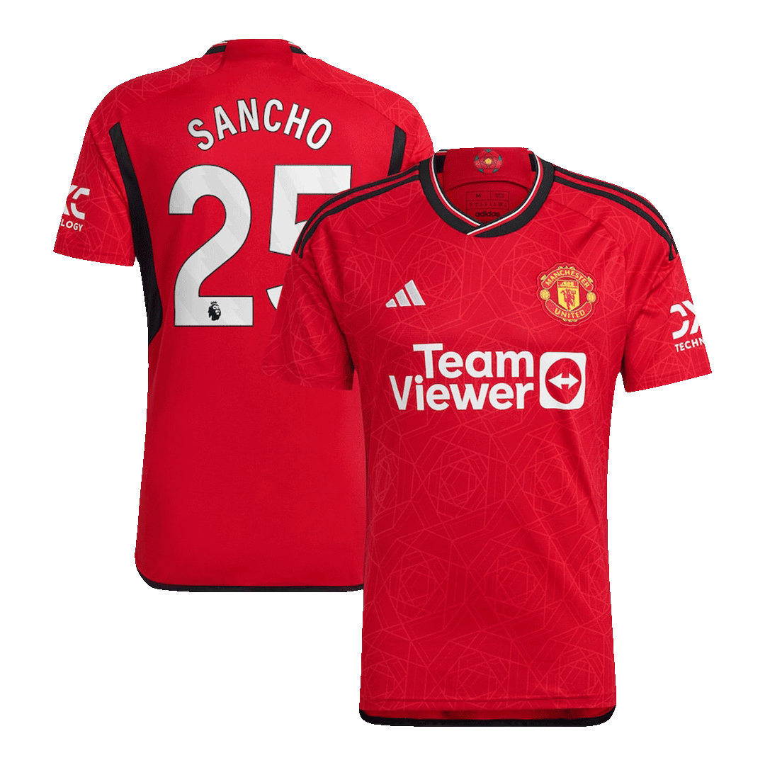 Manchester United Hemma Fotbollströja SANCHO #25 2023/24