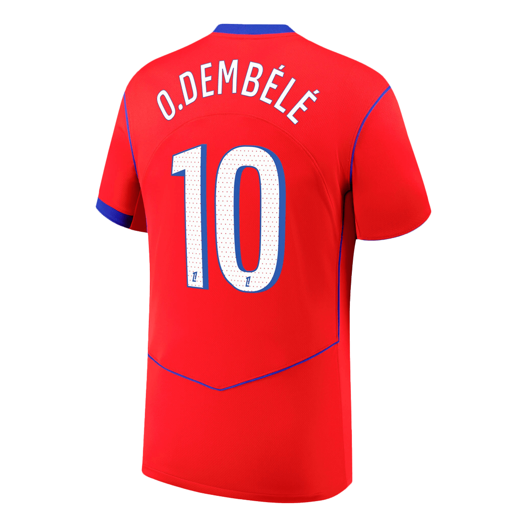PSG Tröja O.DEMBÉLÉ #10 2025/26 Tredje Röd