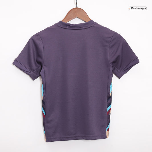 England Borta Fotbollströja Euro 2024 
Fotbollssats Barn-1