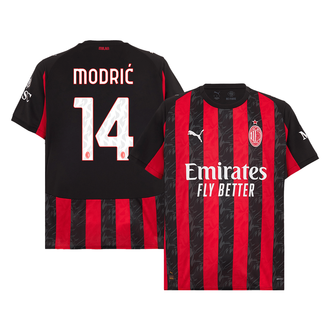 MODRIĆ #14 AC Milan Tröja 2025/26 Hemma