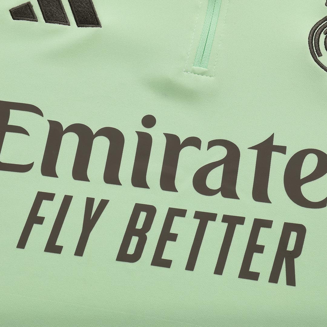 Real Madrid Tröja & Träningsset(Jacka+Byxor) 2025/26 Grön Barn