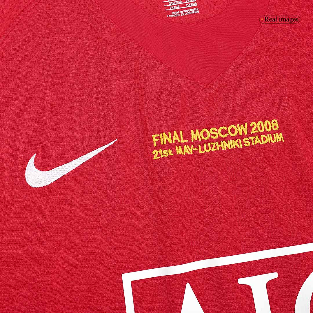 Retro Manchester United Hemma Fotbollströja 2007/08