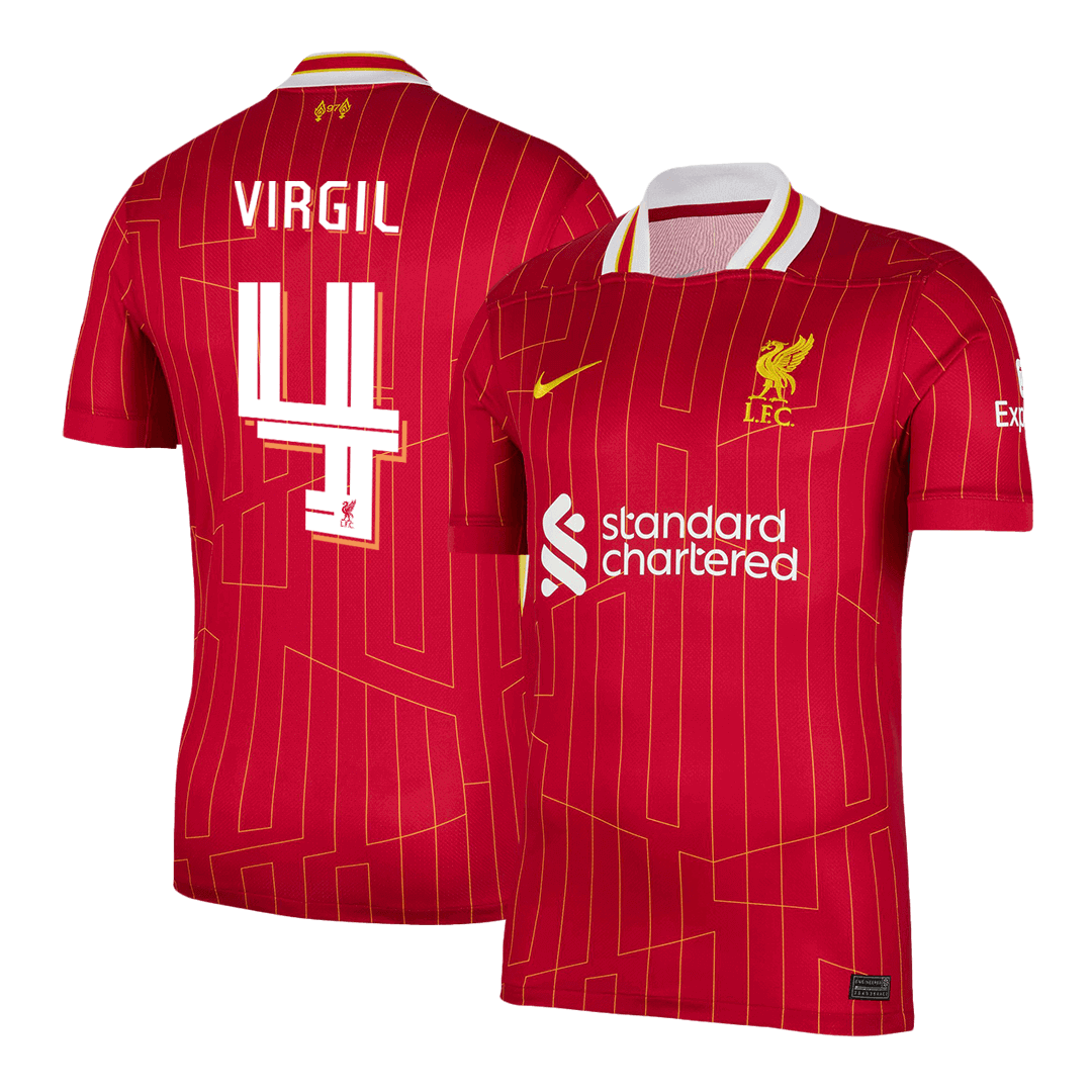 Liverpool Hemma Fotbollströja VIRGIL #4 2024/25 Premium - UCL