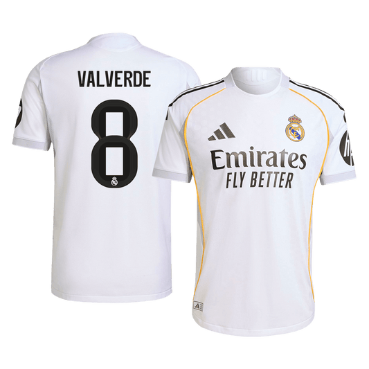 VALVERDE #8 Real Madrid Tröja 2025/26 Hemma Autentisk-1
