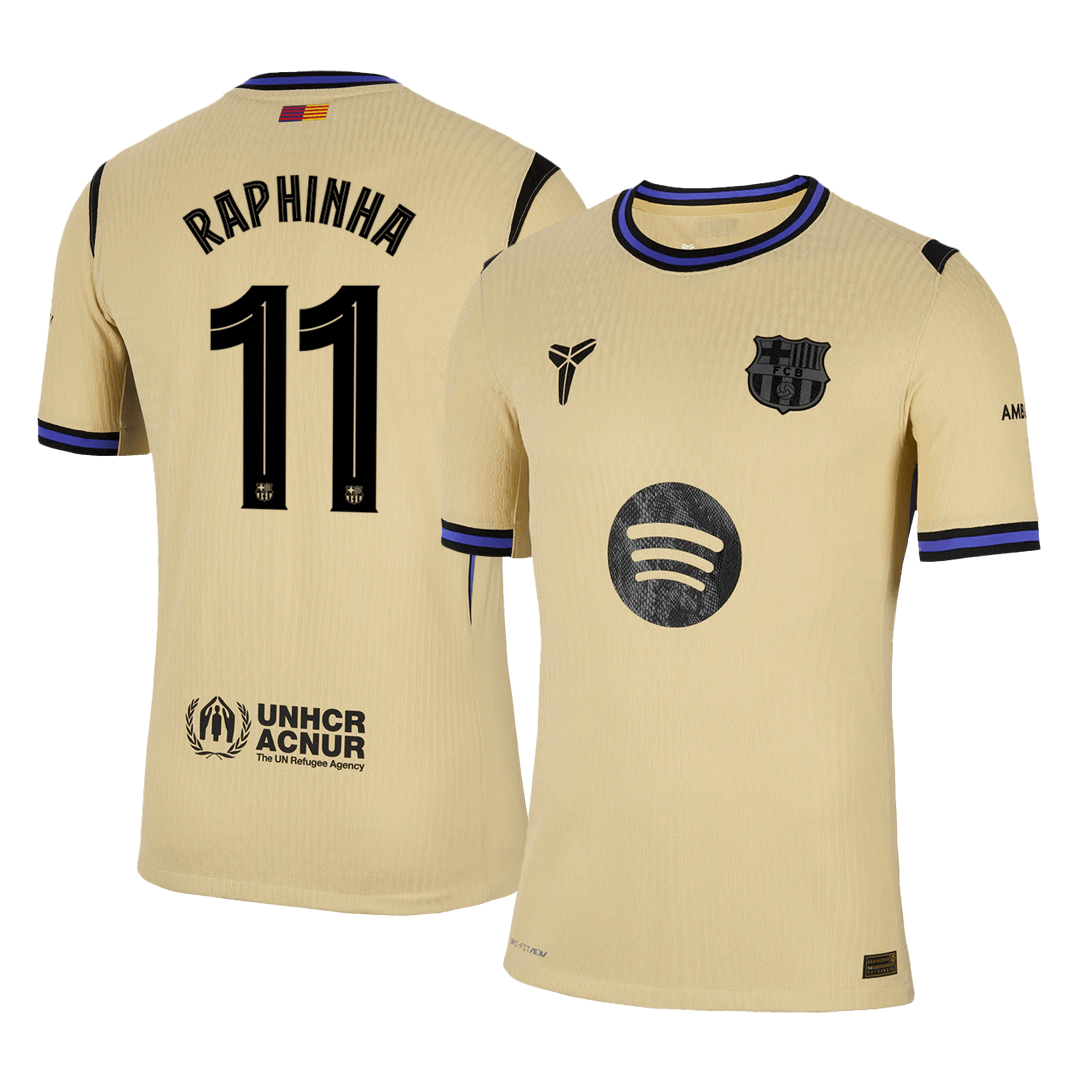 RAPHINHA #11 Barcelona Tröja 2025/26 Borta Autentisk - UCL