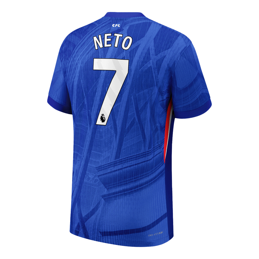 Chelsea Tröja NETO #7 2025/26 Hemma Autentisk Blå