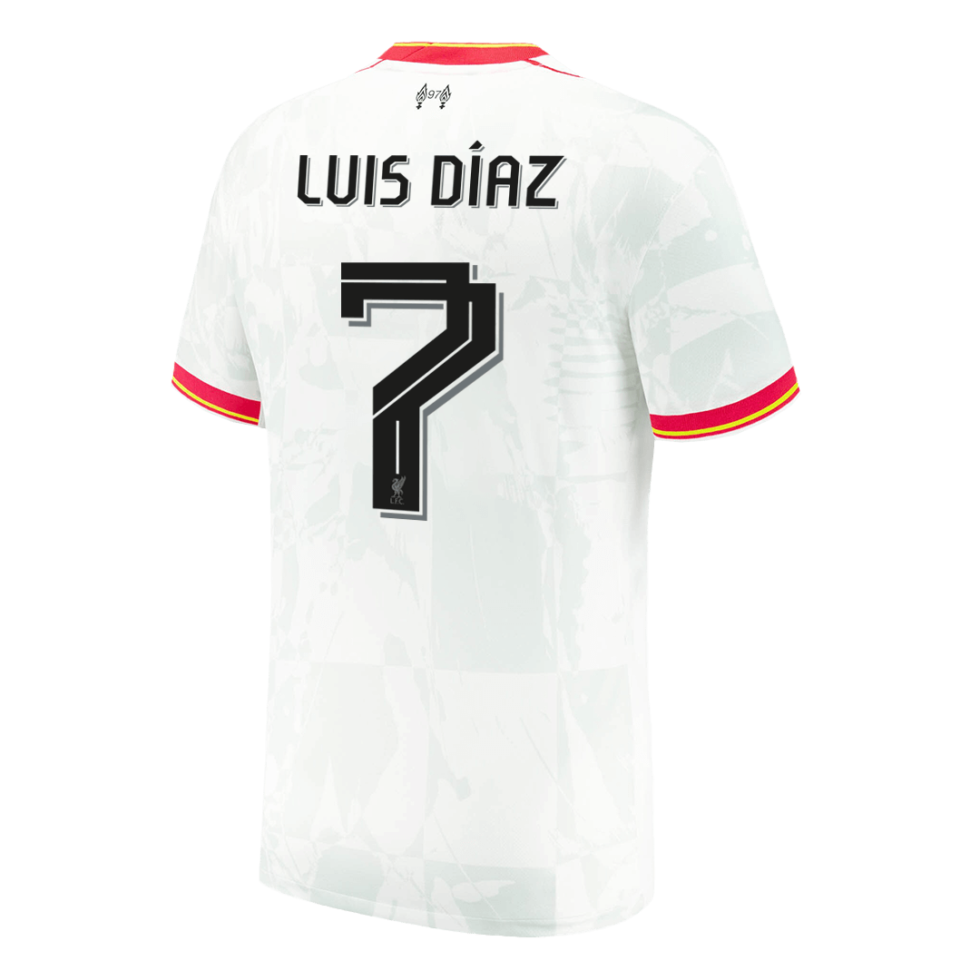 Liverpool Tredjeställ Fotbollströja LUIS DÍAZ #7 2024/25 - UCL