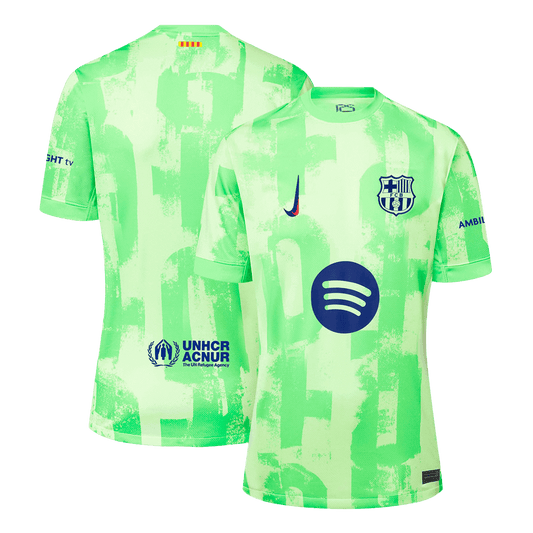 Barcelona Tredjeställ Fotbollströja 2024/25 Premium - Spotify-logotyp utan text-1