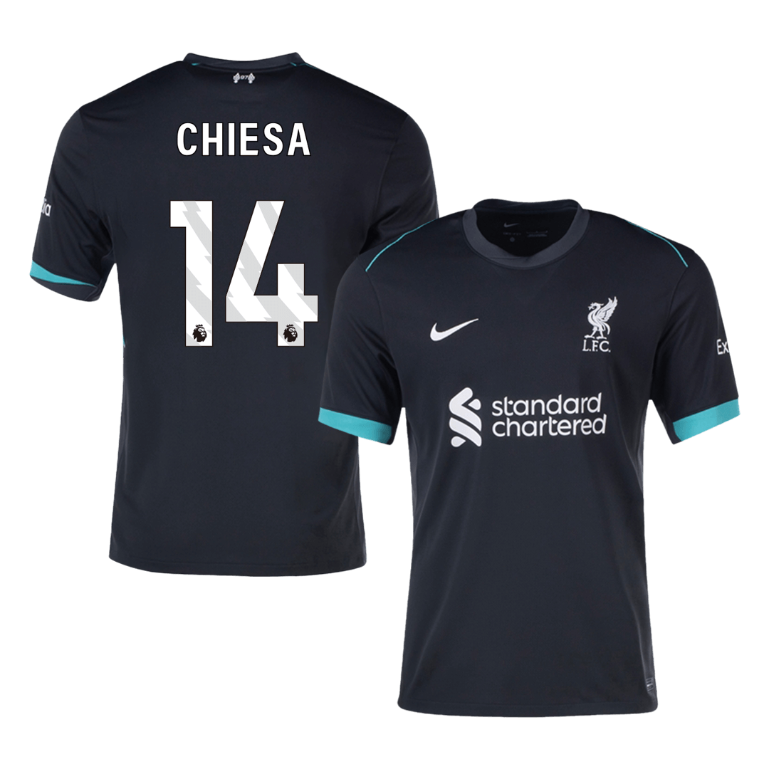 Liverpool Borta Fotbollströja CHIESA #14 2024/25 Premium