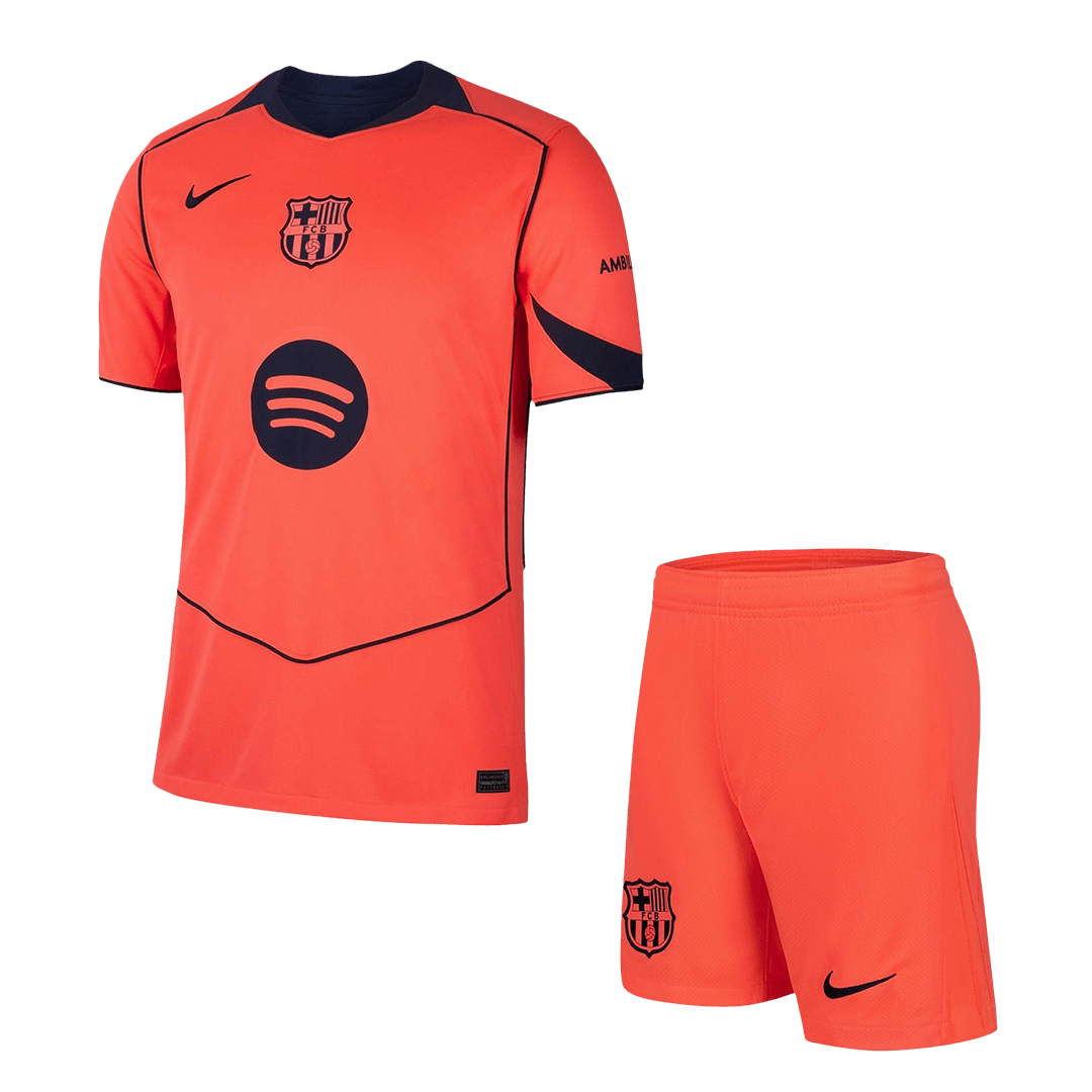 Barcelona Tröja Tredjeställ 2025/26 Orange
