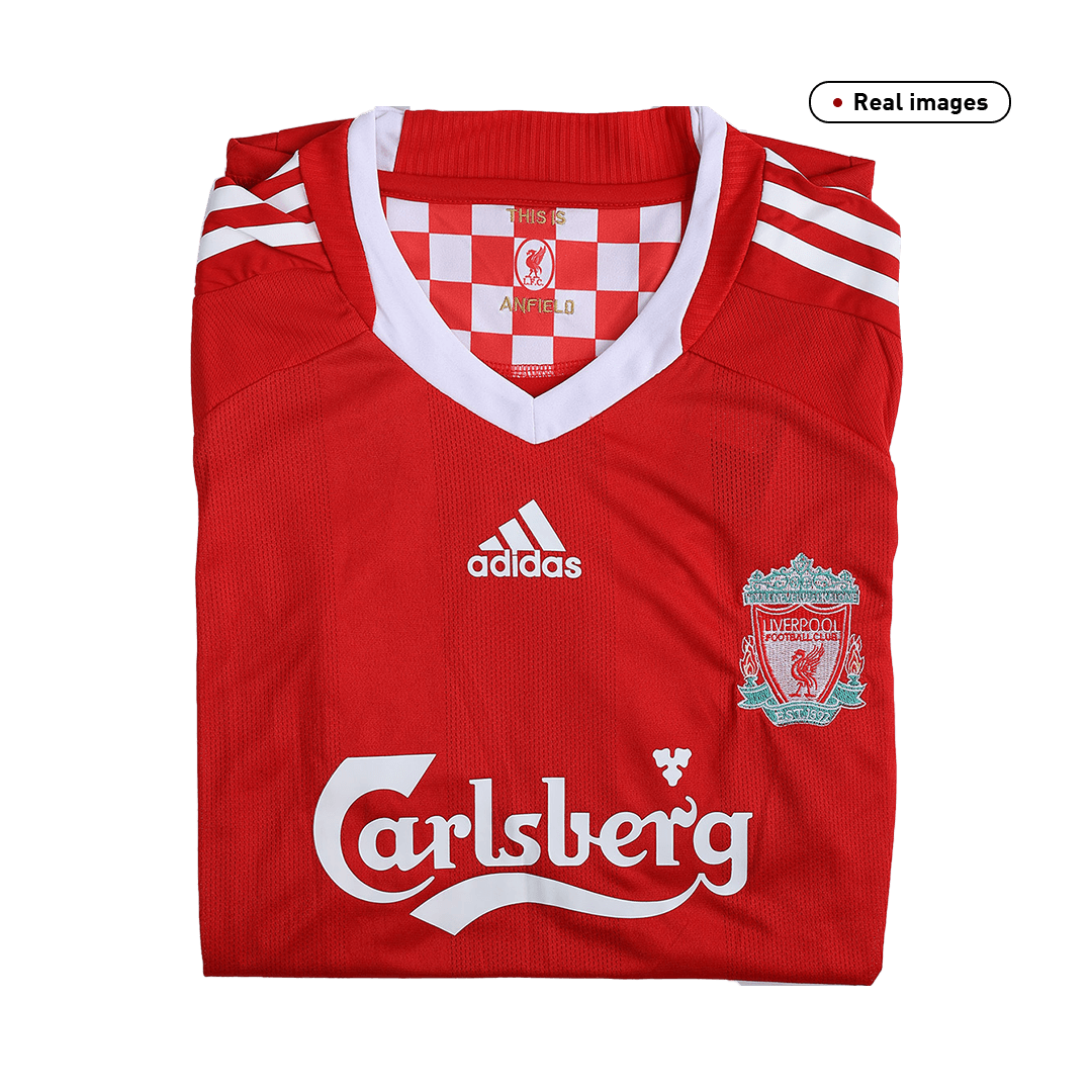 Retro Liverpool Hemma Fotbollströja 2008/09