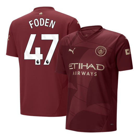 Manchester City Tredjeställ Fotbollströja FODEN #47 2024/25-1