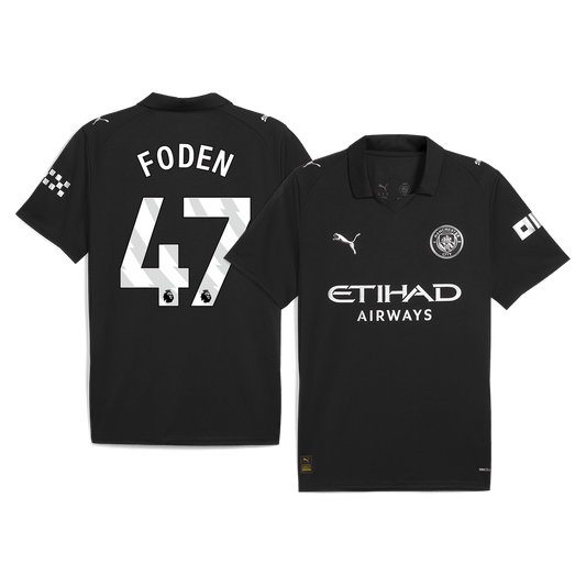 FODEN #47 Manchester City Tröja 2025/26 Borta-1