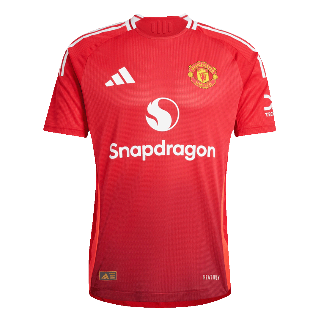 Manchester United Hemma Fotbollströja 2024/25 Autentisk