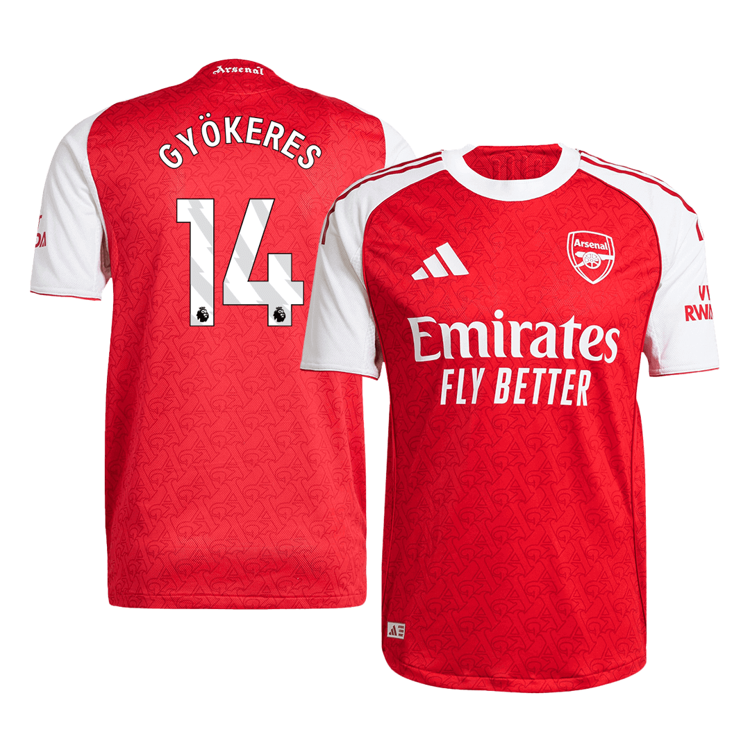 GYÖKERES #14 Arsenal Tröja 2025/26 Hemma Autentisk