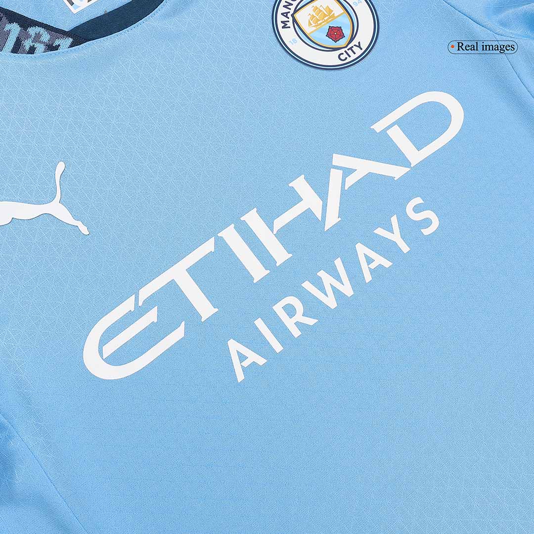 Manchester City Hemma Fotbollströja 2024/25 Autentisk