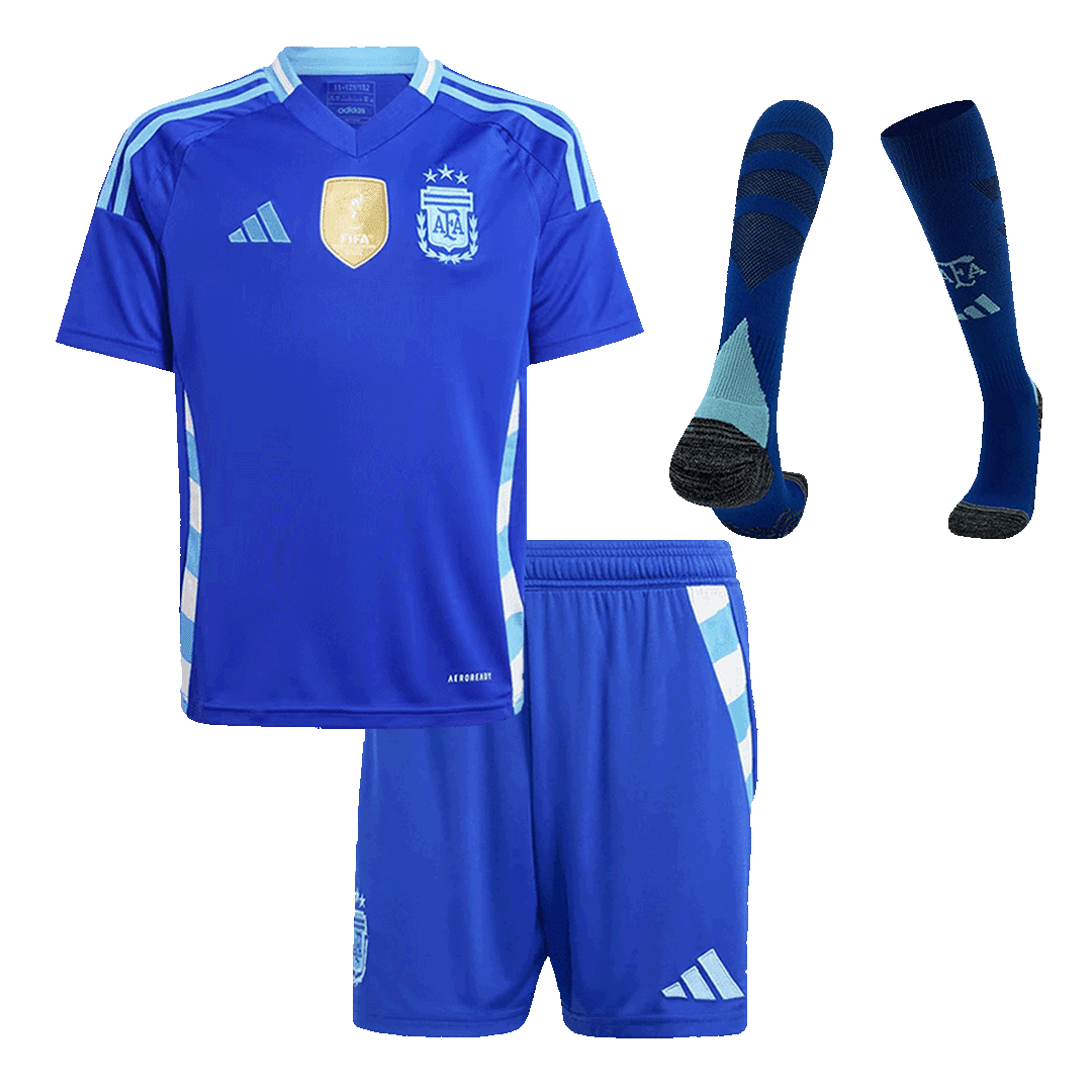 Argentina Borta Fotbollströja 2024
Fotbollssats Barn