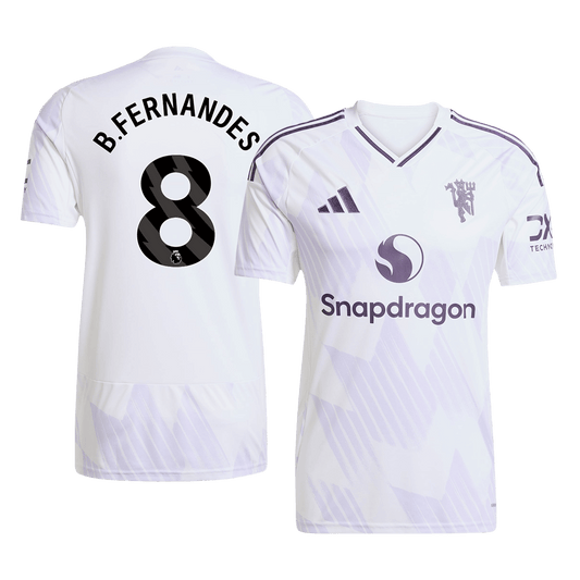 B.FERNANDES #8 Manchester United Tröja 2025/26 Borta-1
