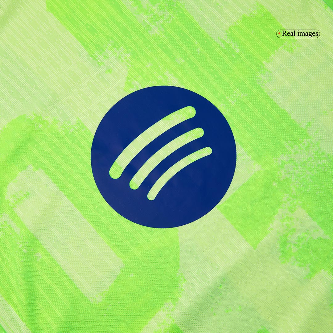 Barcelona Tredjeställ Fotbollströja 2024/25 Autentisk - Spotify-logotyp utan text