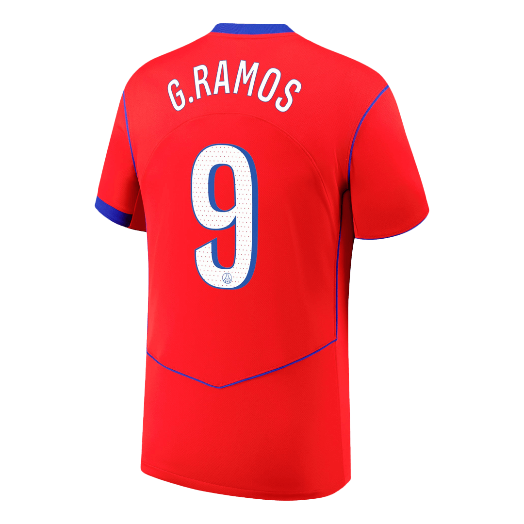 PSG Tröja G.RAMOS #9 2025/26 Tredje Röd